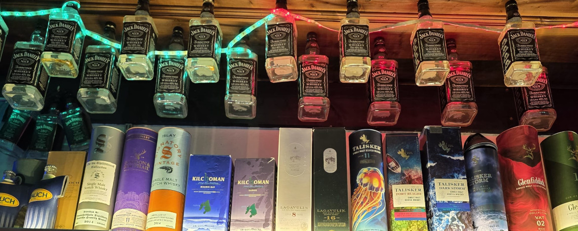 Getränkesammlung mit Jacky